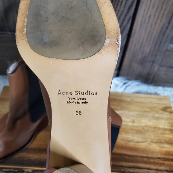 Acne Studios Bethany Block Heel Booties - Picture 5 of 6